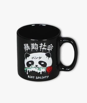 Panda Rose Drip Mug - OS - Riot Society