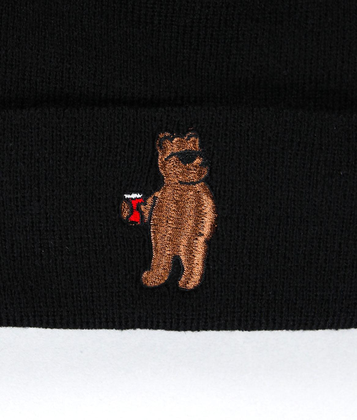 Riot Bear Embroidered Beanie - OS - Riot Society