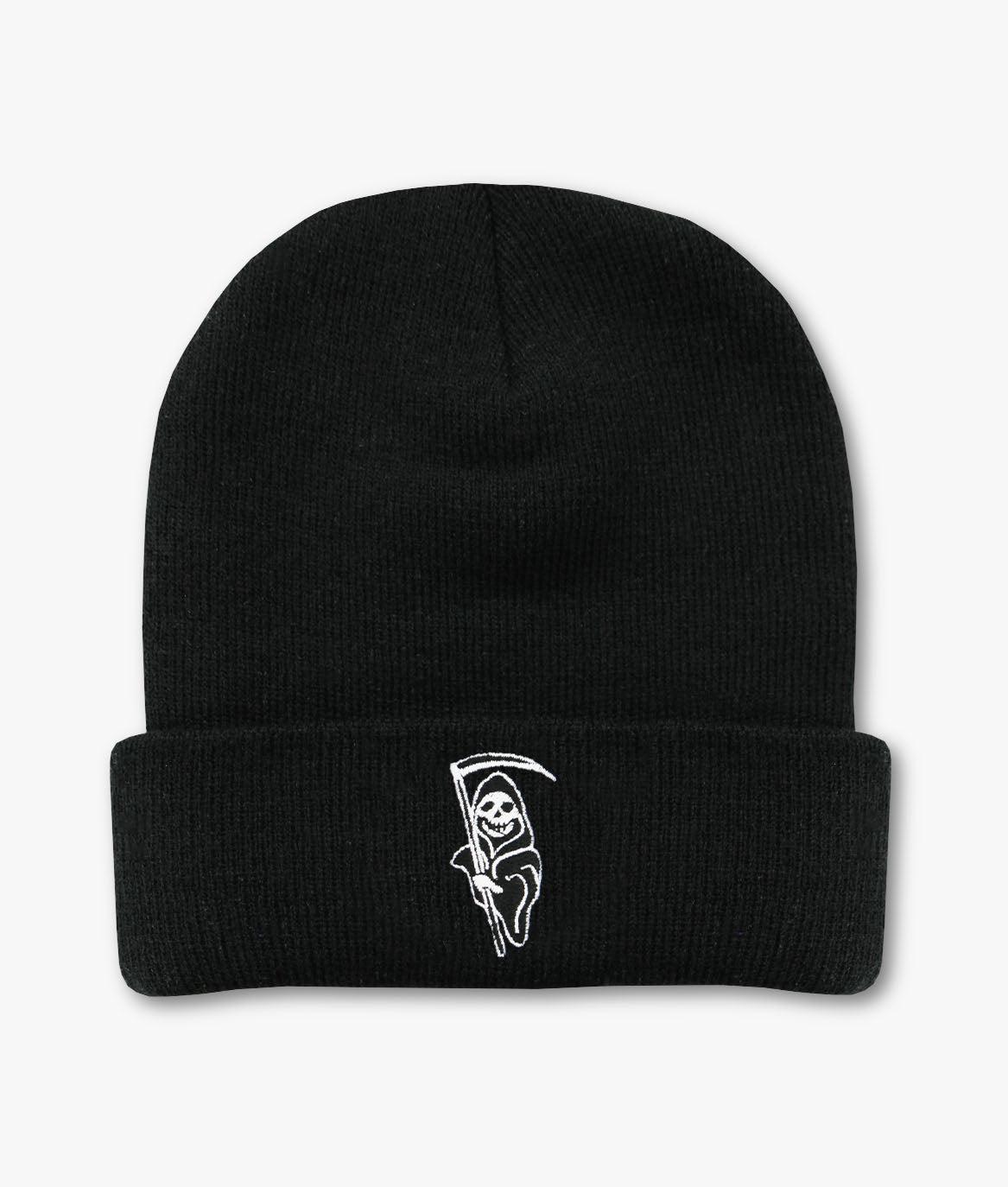 Reaper Embroidered Beanie - OS - Riot Society