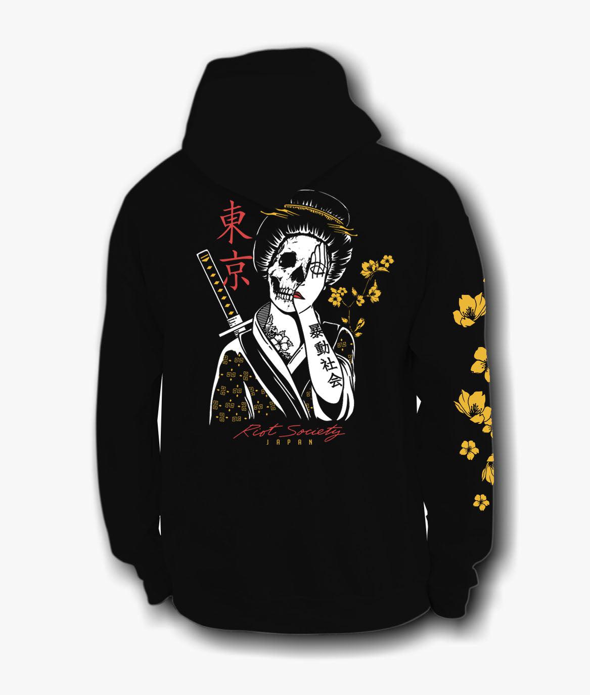 Geisha Shame Mens Hoodie - S - Riot Society