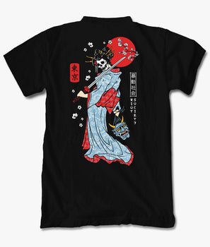 Geisha Samurai Mens T-Shirt - S - Riot Society