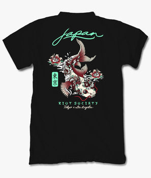 Japan Koi Tattoo Mens T-Shirt - S - Riot Society