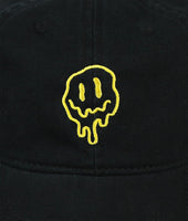 Happy Face Drip Embroidered Womens Dad Hat - OS - Riot Society