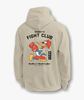 Woody Woodpecker's Fight Club Mens Hoodie - S - Riot Society