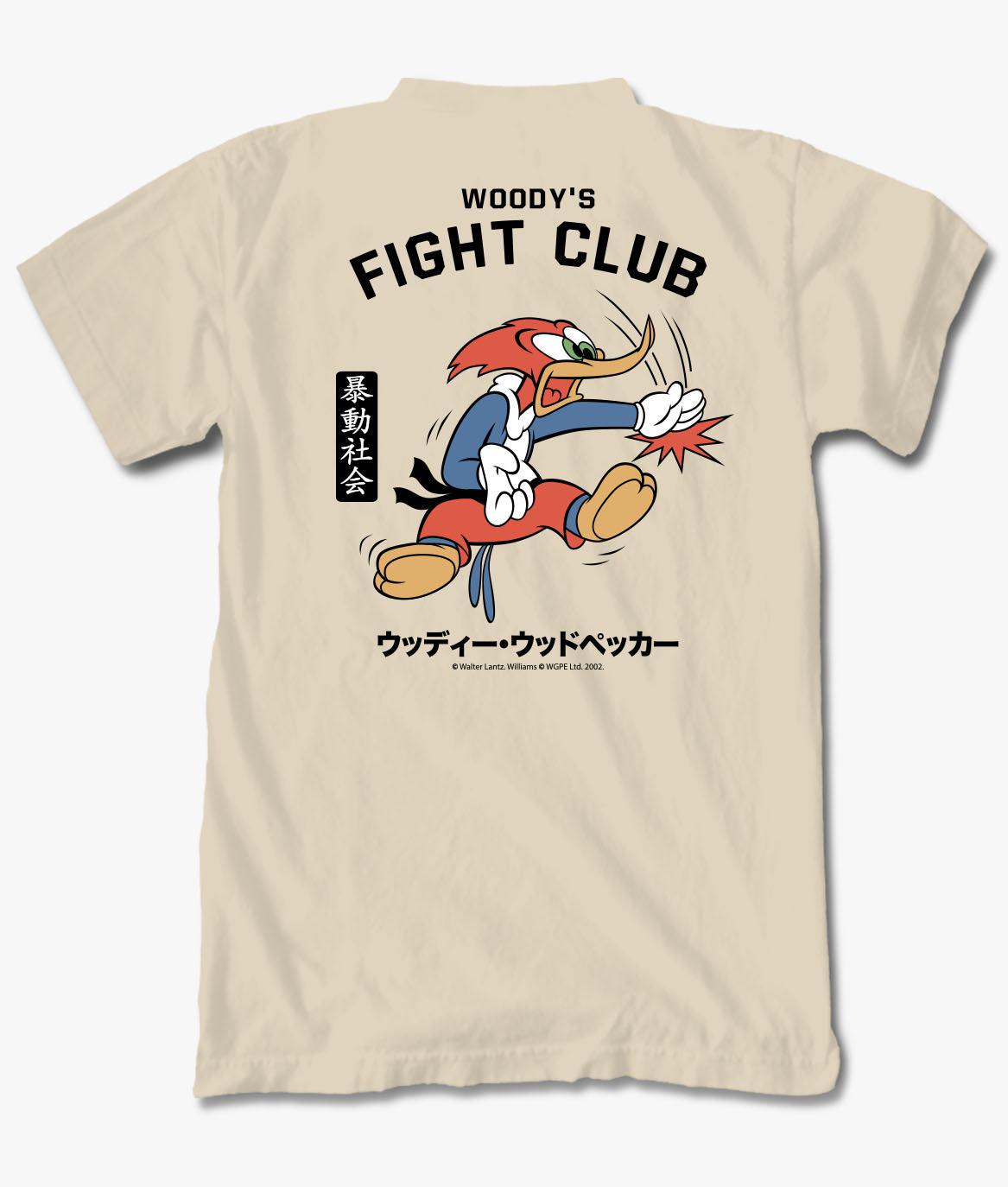 Woody Woodpecker's Fight Club Karate Mens T-Shirt - S - Riot Society